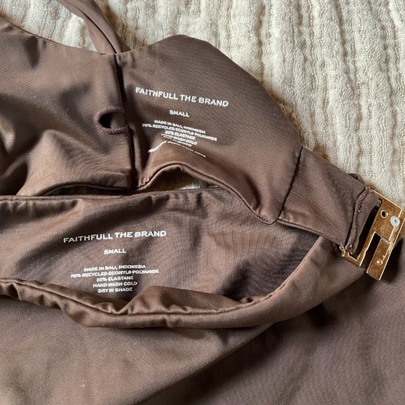 Faithfull the Brand 'Zizi' Bikini Top and 'Afonso' Bottom  Size S EUC S/S 2023 - Picture 6 of 6